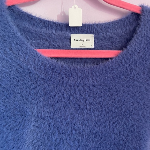 Aritzia Sunday Best Fuzzy Sweater - Picture 2 of 3